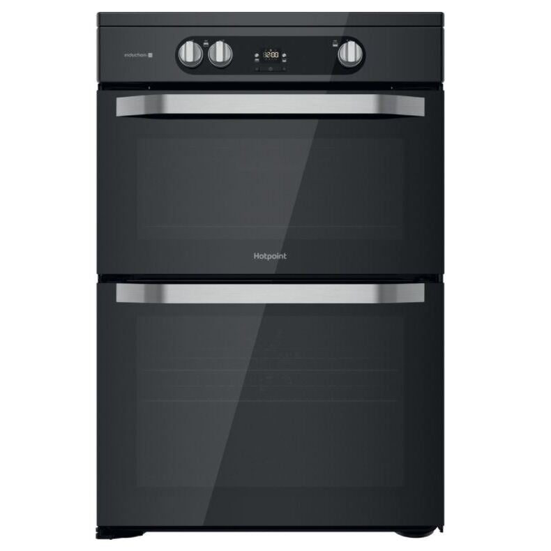 Hotpoint HDM67I9H2CB/U - Black 4 Zone Electric Cooker - Catalytic cleaning - A/A energy - Display