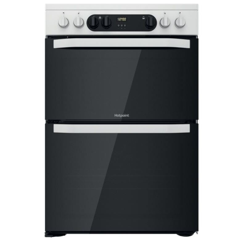 Hotpoint HDM67V9CMW/U - White 4 Zone Electric Cooker - A/A energy