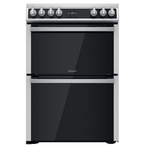 Hotpoint HDT67V9H2CX/UK - Stainless steel 4 Zone Electric Cooker - Catalytic cleaning - A energy