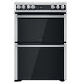 Hotpoint HDT67V9H2CX/UK - Stainless steel 4 Zone Electric Cooker - Catalytic cleaning - A energy - Display