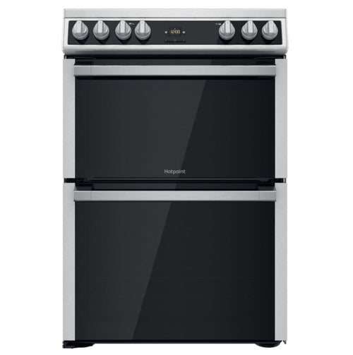Hotpoint HDT67V9H2CX/UK - Stainless steel 4 Zone Electric Cooker - Catalytic cleaning - A energy - Display