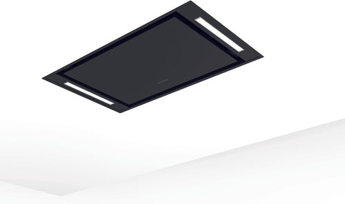Faber HEAVEN-3-0-BK-M-SLIM-A90-2 - Matt Black 90cm Ceiling Extractor - 700m³/h - A+ Energy