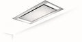 Faber HEAVEN-GLASS-3-0-WH-SLIM-KL-A90 - White Glass Ceiling Extractor - 90cm - A+ Energy
