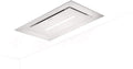 Faber HEAVEN-LITE-GLASS-EV8-WH-A90 - White Glass 90cm Ceiling Extractor - 770m³/h - A Rated