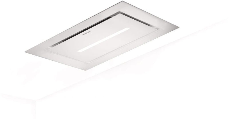 Faber HEAVEN-LITE-GLASS-EV8-WH-A90 - White Glass 90cm Ceiling Extractor - 770m³/h - A Rated