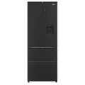 Haier HFR5719EWPB - Black Freestanding Frost Free Fridge Freezer - E energy