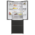 Haier HFR5719EWPB - Black Freestanding Frost Free Fridge Freezer - E energy