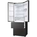 Haier HFR5719EWPB - Black Freestanding Frost Free Fridge Freezer - E energy