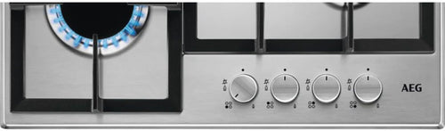 AEG HGE64200SM - Stainless steel 4 Zone Gas Hob