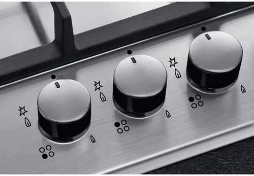 AEG HGE64200SM - Stainless steel 4 Zone Gas Hob