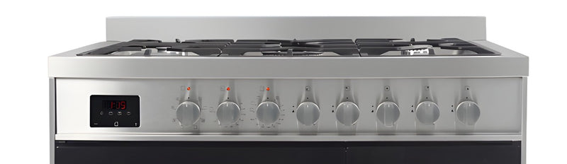 Tesla T90DDFRCSS - 90cm Double Cavity Dual Fuel Range Cooker