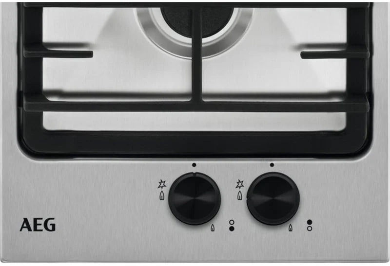 AEG HGX3220SM - Stainless steel 2 Zone Gas Hob