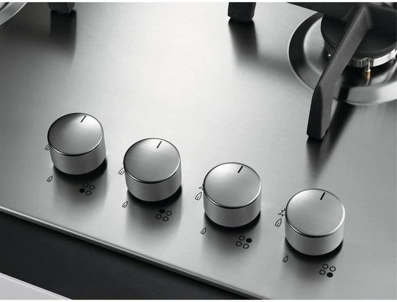 AEG HGX6400SM - Stainless steel 4 Zone Gas Hob