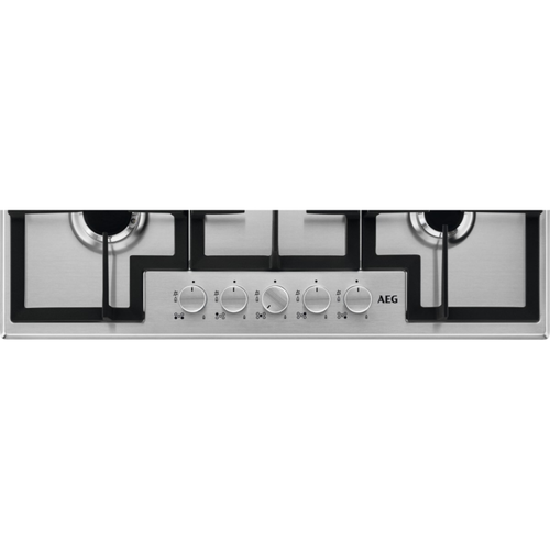 AEG HGX75400SM - Stainless steel 5 Zone Gas Hob