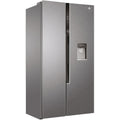 Hoover HHSWD918F1XK - Stainless steel Freestanding American Frost Free Fridge Freezer - F energy