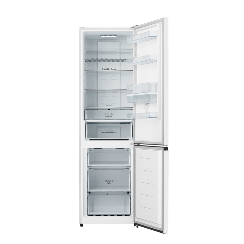 Hisense RB435N4WWE - White Freestanding 70/30 Frost Free Fridge Freezer - E energy