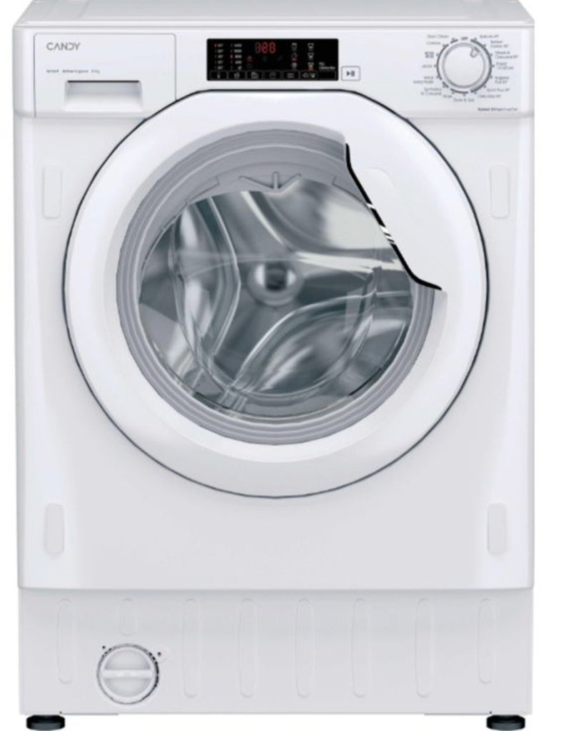 Candy CBW 49D1W4J-80 - White 9KG Integrated Washing Machine - 1400RPM - B Energy