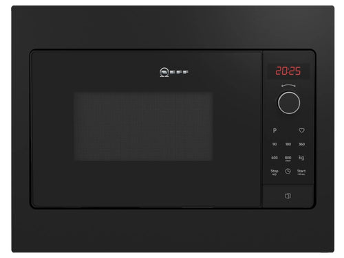 Neff HLAWG25S3B - Black Built in Electric Microwave - Hydrolytic cleaning