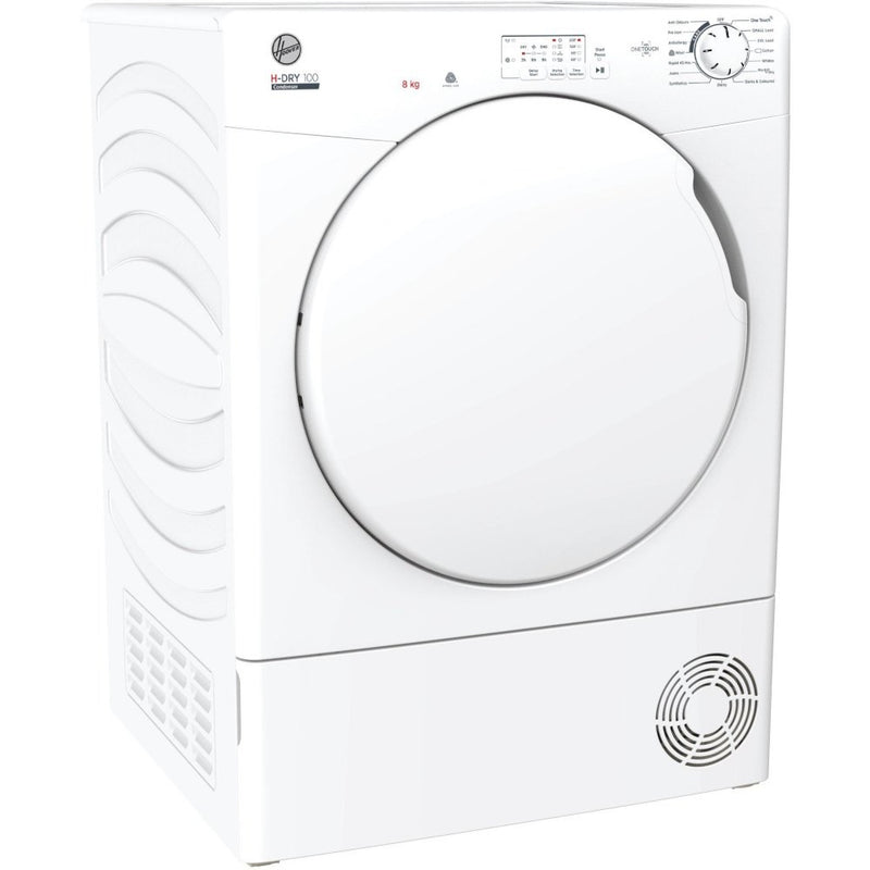 Hoover HLE C8LF - White 8KG Condenser Tumble Dryer - B energy