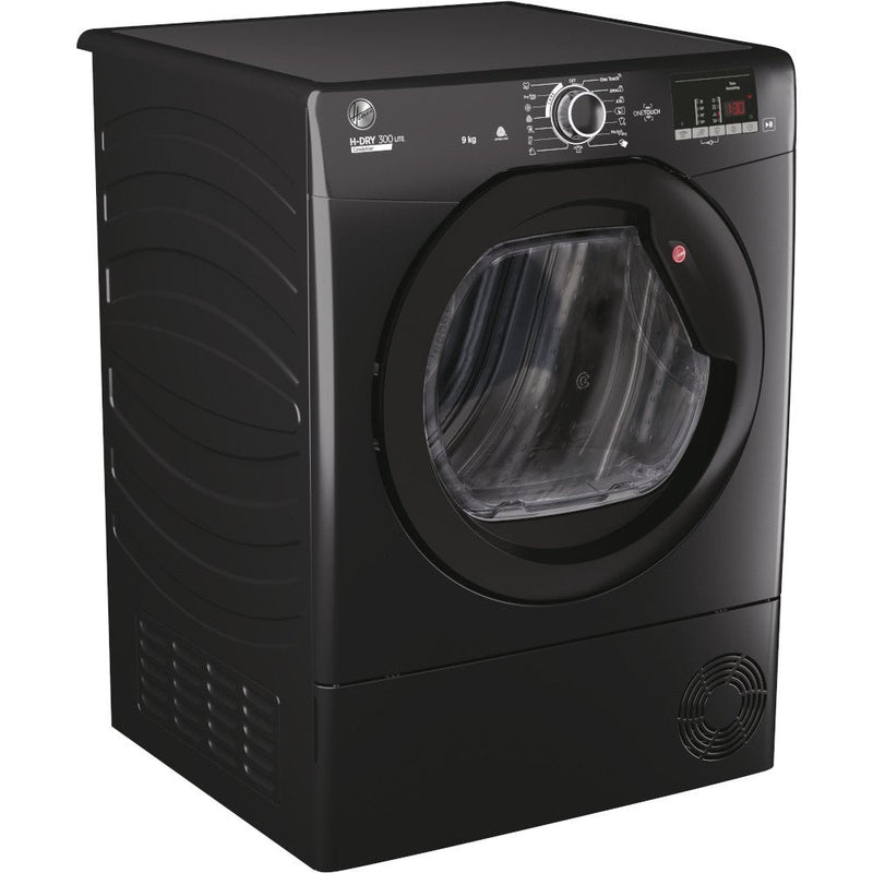 Hoover HLE C9DGB - Black 9KG Condenser Tumble Dryer - B energy - Display