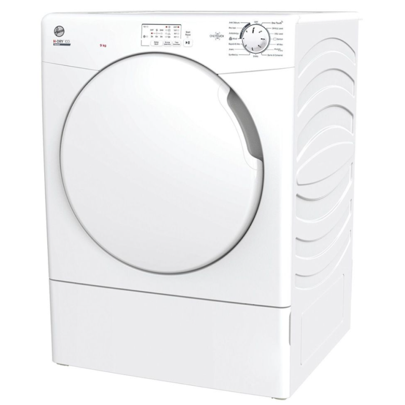 Hoover HLE V9LF - White 9KG Vented Dryer - C energy