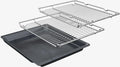 Bosch Series 8 HMG7764B1B - Black Built in Electric Single Oven with Microwave
