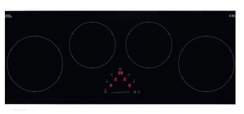 CDA HN9626FR - Black 4 Zone Electric Hob