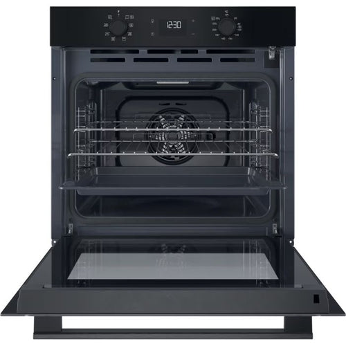 Hotpoint HO475PBUK - Black Single Oven - 71L - A++ Energy