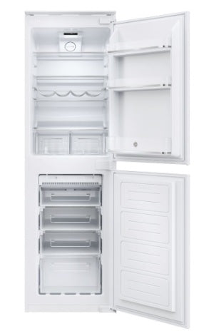 Hoover HOBES50N518FVK - White Integrated 50/50 Frost Free Fridge Freezer - F energy