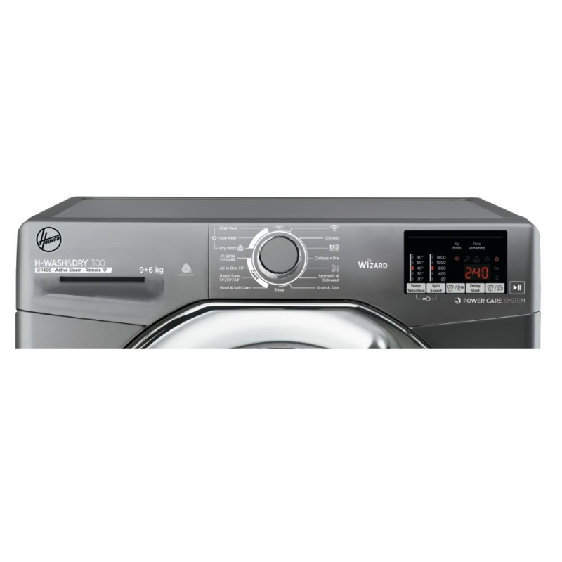 Hoover H3DS4965DACGE - Graphite 9KG/6KG Washer Dryer - 1400 RPM - E/C energy