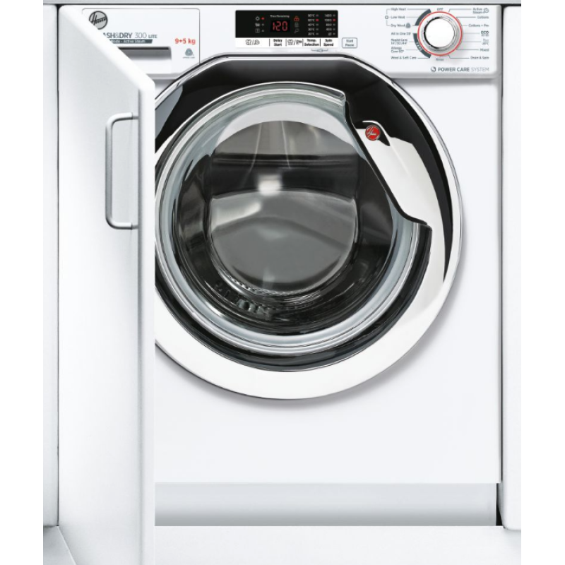 Hoover HBDS495D2ACE/-80 - White Integrated 9KG/5KG Washer Dryer - 1400 RPM - C/E energy