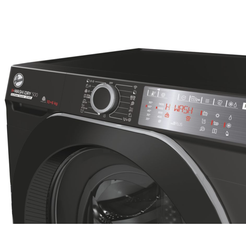 Hoover HDB4106AMBCR - Graphite 10KG/6KG Washer Dryer - 1400 RPM - D/A energy