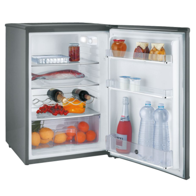 Hoover HFLE54XKN - Silver Undercounter Auto Defrost Fridge - F energy