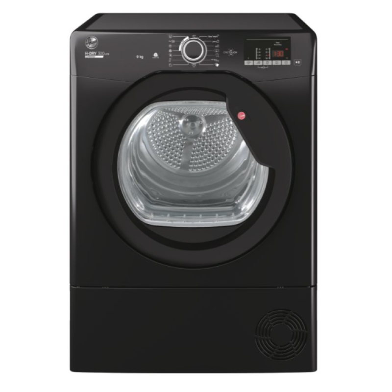 Hoover HLE C9DGB - Black 9KG Condenser Tumble Dryer - B energy