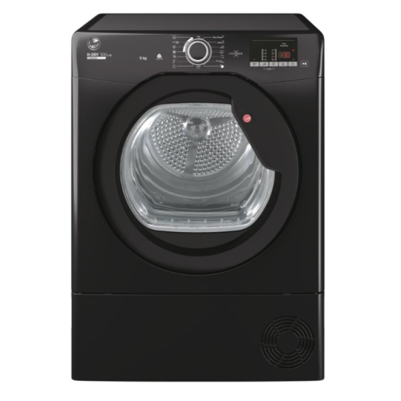Hoover HLE C9DGB - Black 9KG Condenser Tumble Dryer - B energy - Display