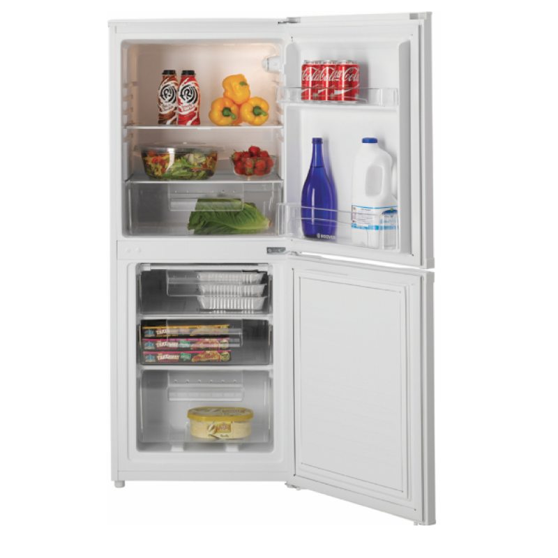 Hoover HSC536W-80N - White Freestanding 50/50 Manual Defrost Fridge Freezer - F energy