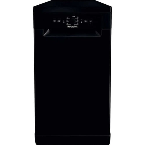 Hotpoint HF9E 1B19 B UK - Black Freestanding Dishwasher - F energy