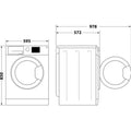 Hotpoint NSWF 7469 W UK - White Freestanding Washing Machine - A energy