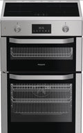 Hotpoint HDE6IDC2X -Inox Electric Cooker Dual Cavity - A Rated