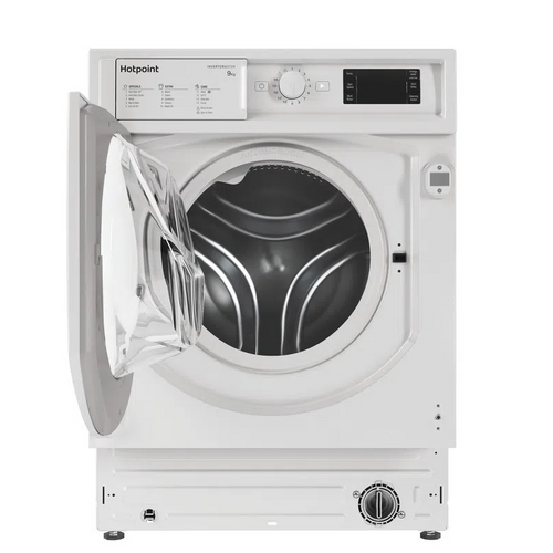 Hotpoint BI WMHG 91485 UK - Integrated 9KG Washing Machine - 1400 RPM - B energy - Display