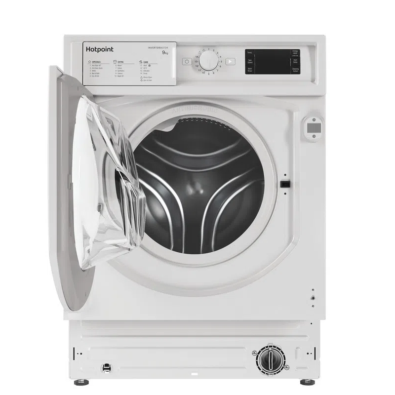 Hotpoint BI WMHG 91485 UK - Integrated 9KG Washing Machine - 1400 RPM - B energy - Display