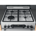 Hotpoint CD67G0CCX/UK - Stainless steel 4 Zone Gas Cooker - Catalytic cleaning - A+ energy