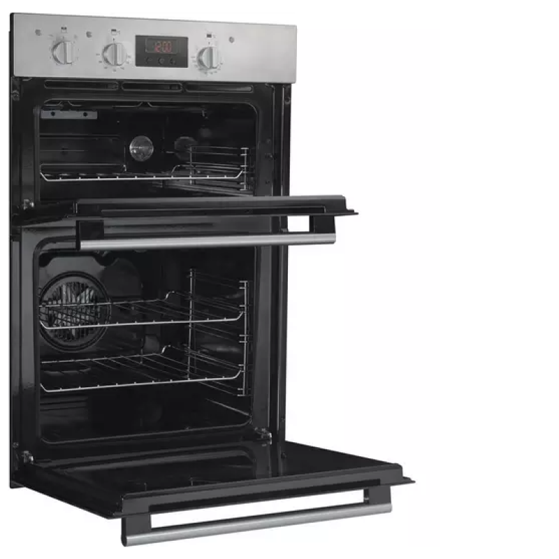 Hotpoint DU2 540 IX - Stainless steel Built under Electric Double Oven - B/B energy - Display