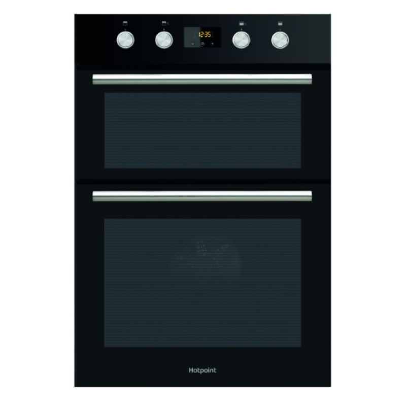 Hotpoint DD2 844 C BL - Black Built in Electric Double Oven - Catalytic cleaning - A/A energy