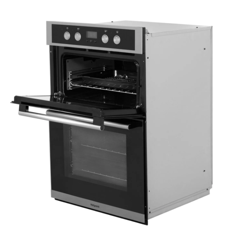 Hotpoint DD2 844 C IX - Stainless steel Built in Electric Double Oven - Catalytic cleaning - A/A energy - Display