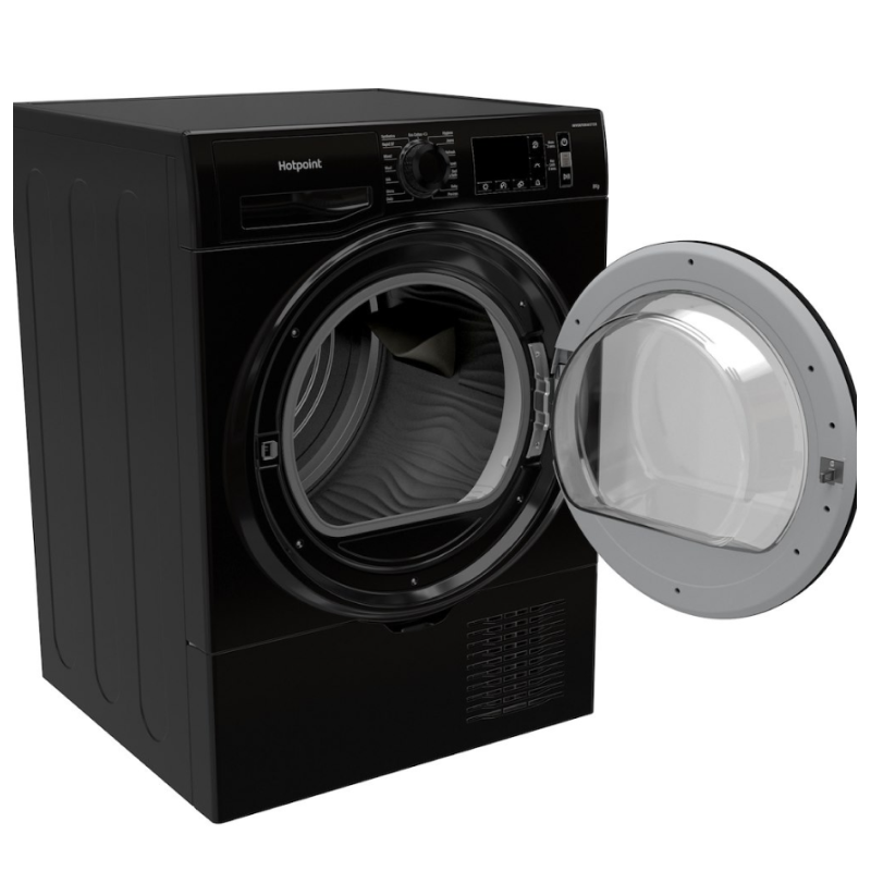 Hotpoint H3 D81B UK - Black 8KG Condenser Tumble Dryer - B energy