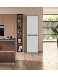 Hotpoint HBNF 55182 W UK - White Freestanding Frost Free Fridge Freezer - E energy - Display