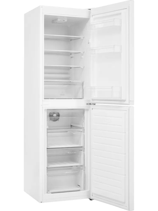 Hotpoint HBNF 55182 W UK - White Freestanding Frost Free Fridge Freezer - E energy