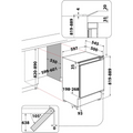 Hotpoint HBUL011.UK - White Under counter Low Frost Fridge - E energy - Display