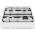 Hotpoint HD5G00KCW/UK - White 4 Zone Gas Cooker - Catalytic cleaning - A energy